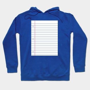 Notebook Paper Hoodie